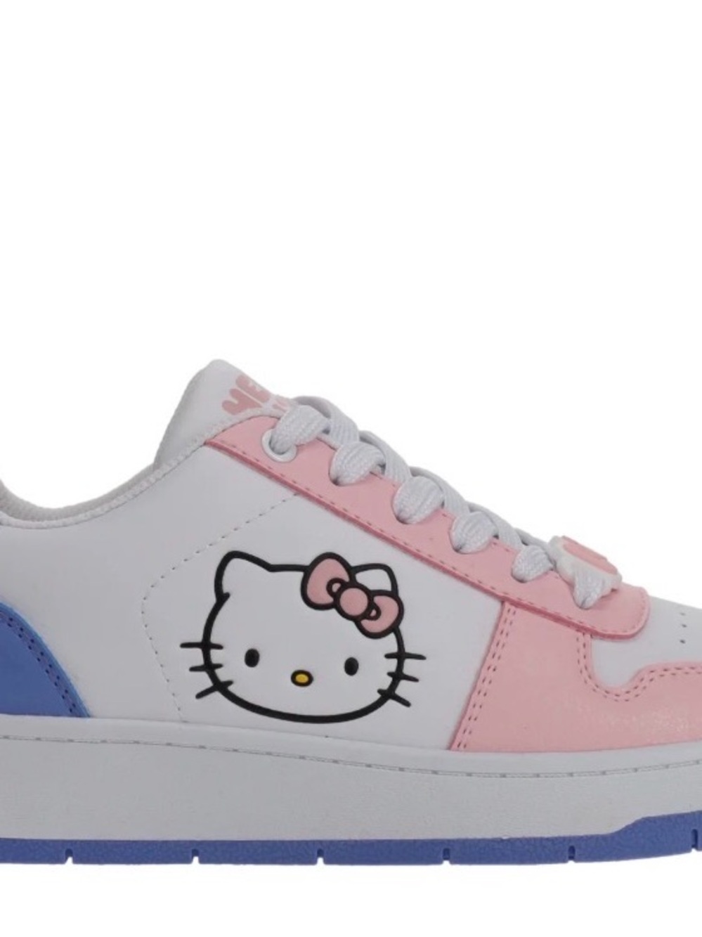 Hello Kitty White and Pink Low-Top Sneaker - Picture 3 of 7